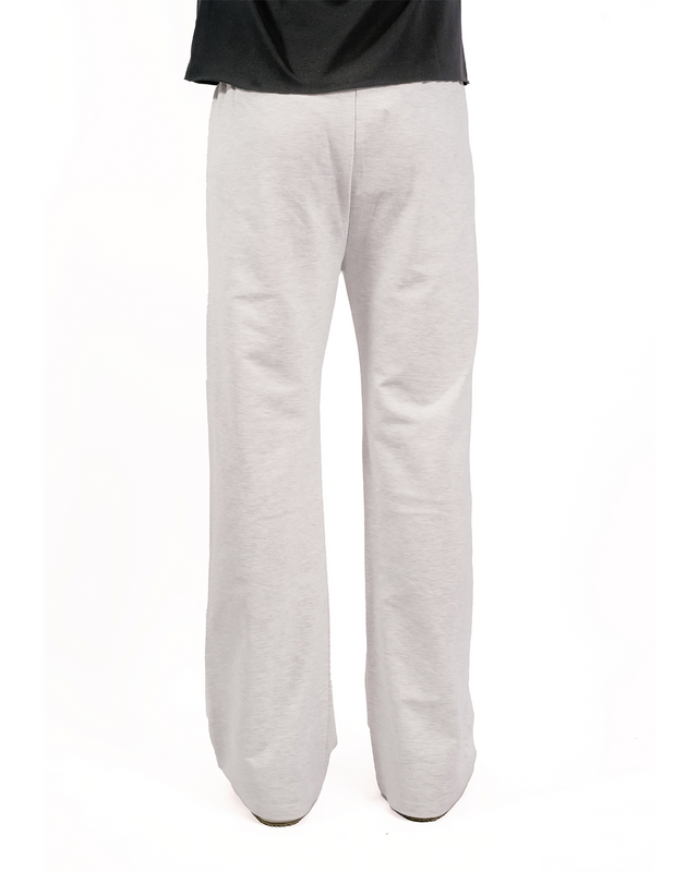 BRIGHT GREY EVERGREEN TERRY COTTON SWEATPANT