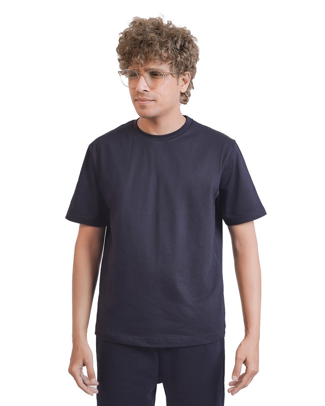 NAVY BLUE EVERGREEN T-SHIRT