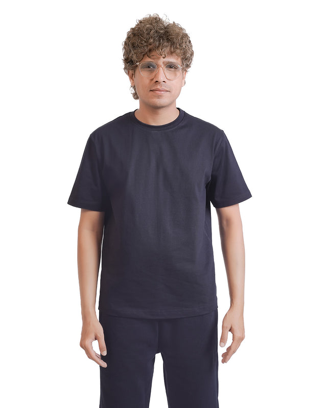 NAVY BLUE EVERGREEN T-SHIRT