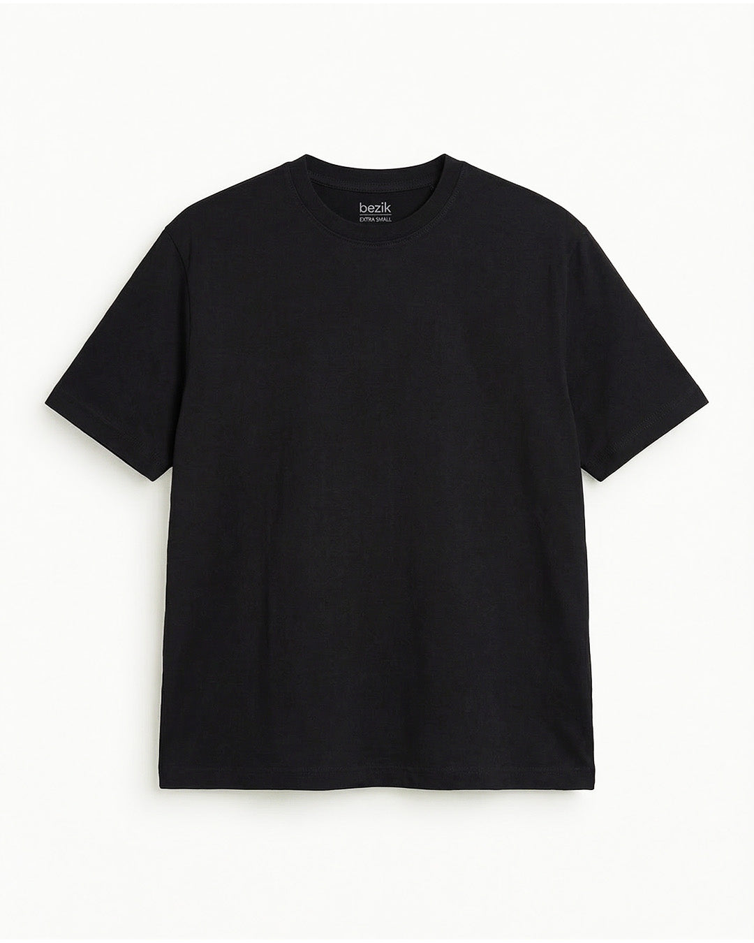 BLACK EVERGREEN BOXY-FIT T-SHIRT