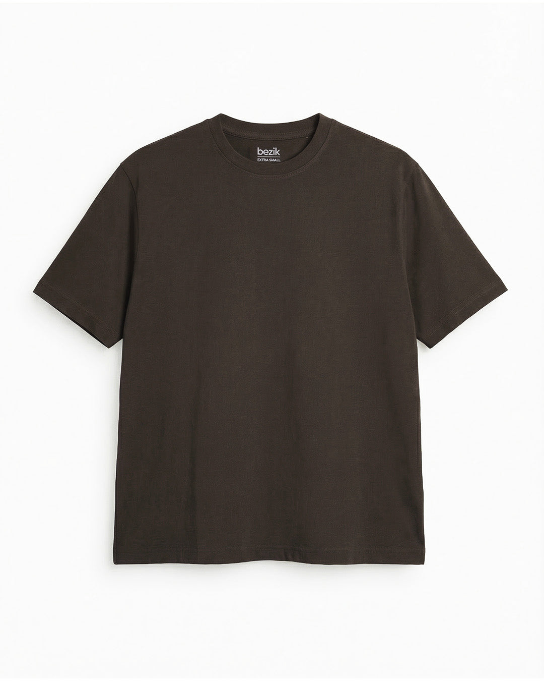 BROWN EVERGREEN BOXY-FIT T-SHIRT