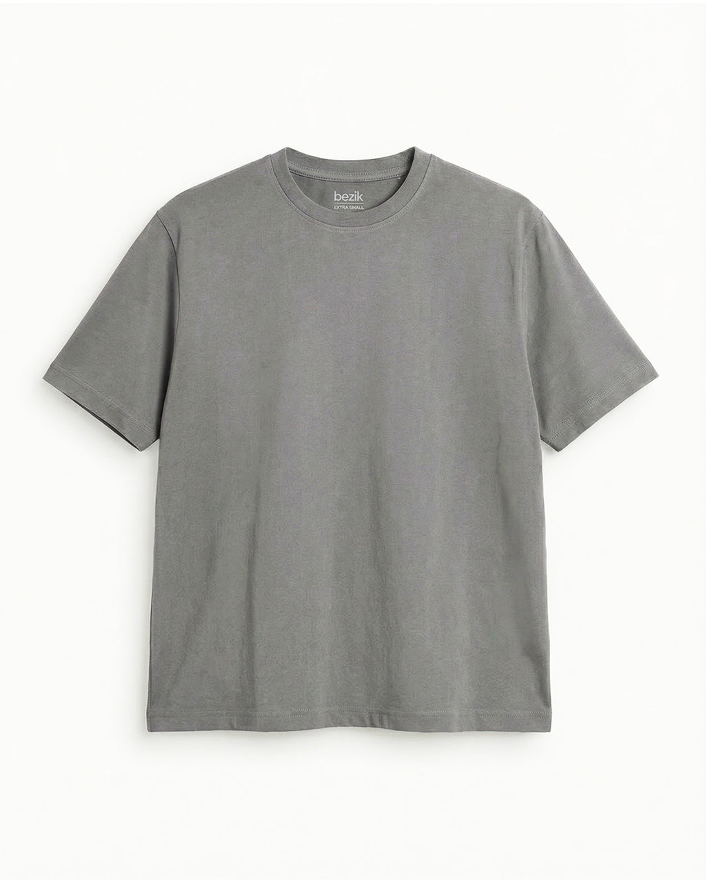 STEEL GREY EVERGREEN BOXY-FIT T-SHIRT