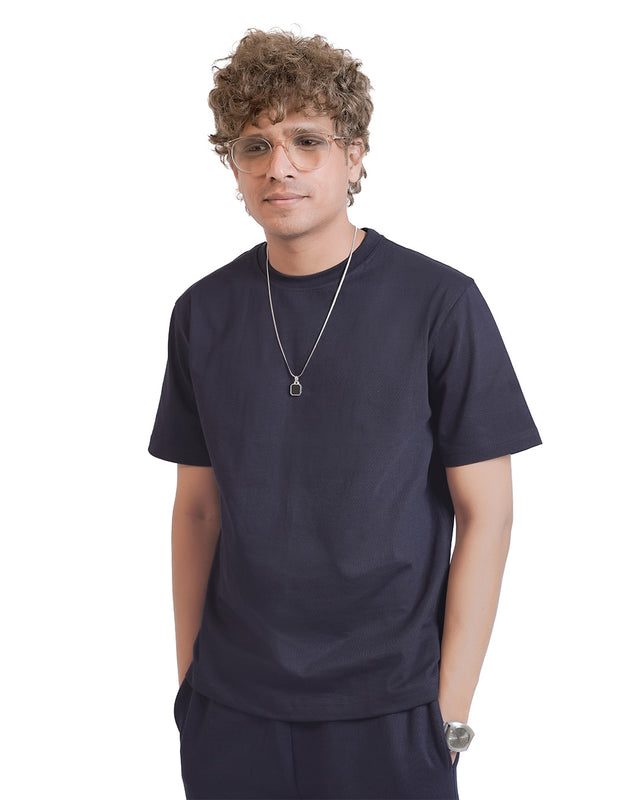 NAVY BLUE EVERGREEN T-SHIRT