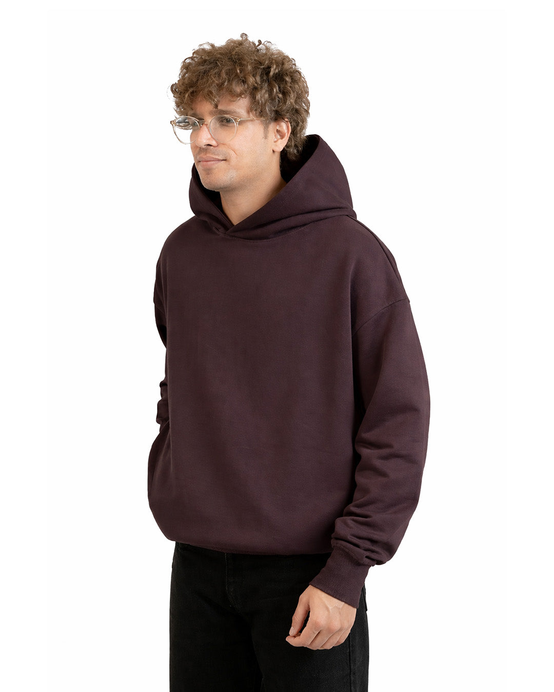 DARK PLUM BROWN EVERGREEN HOODIE