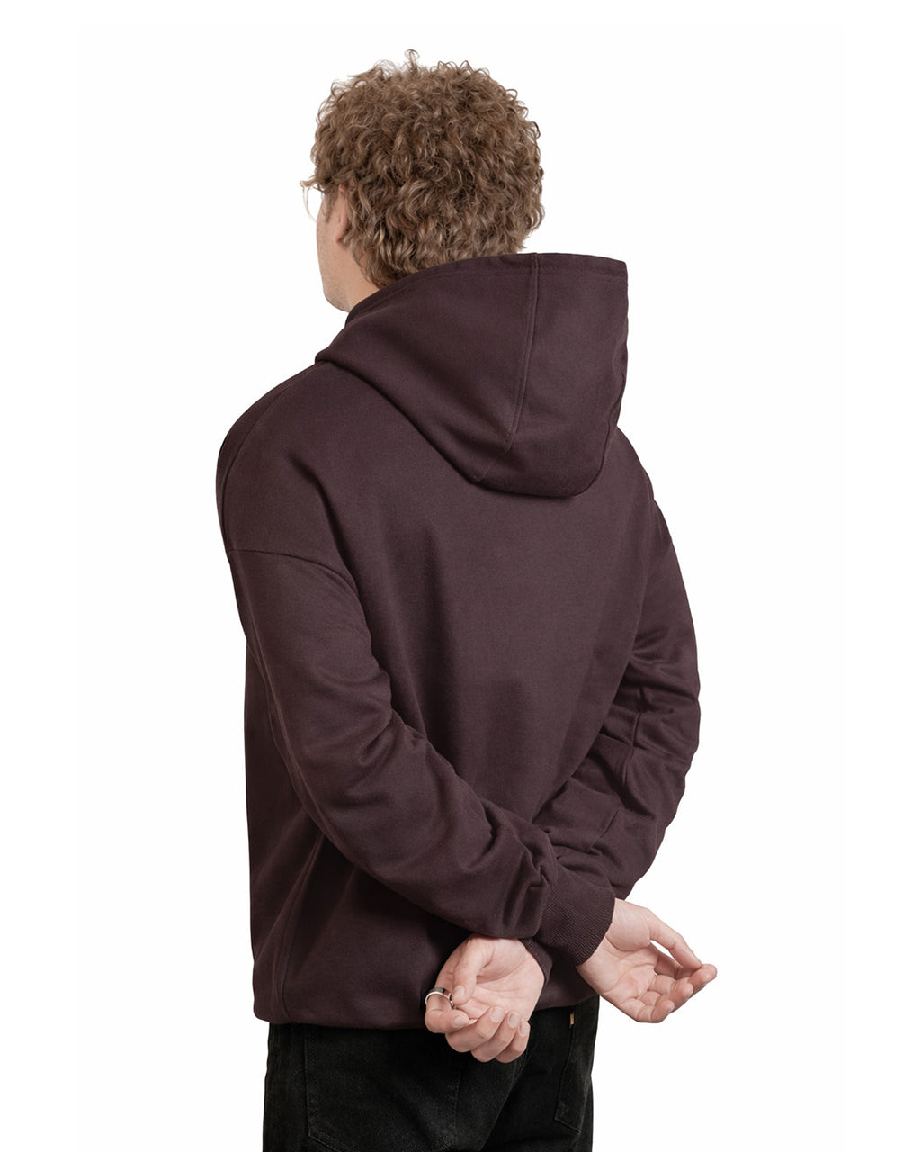 DARK PLUM BROWN EVERGREEN HOODIE