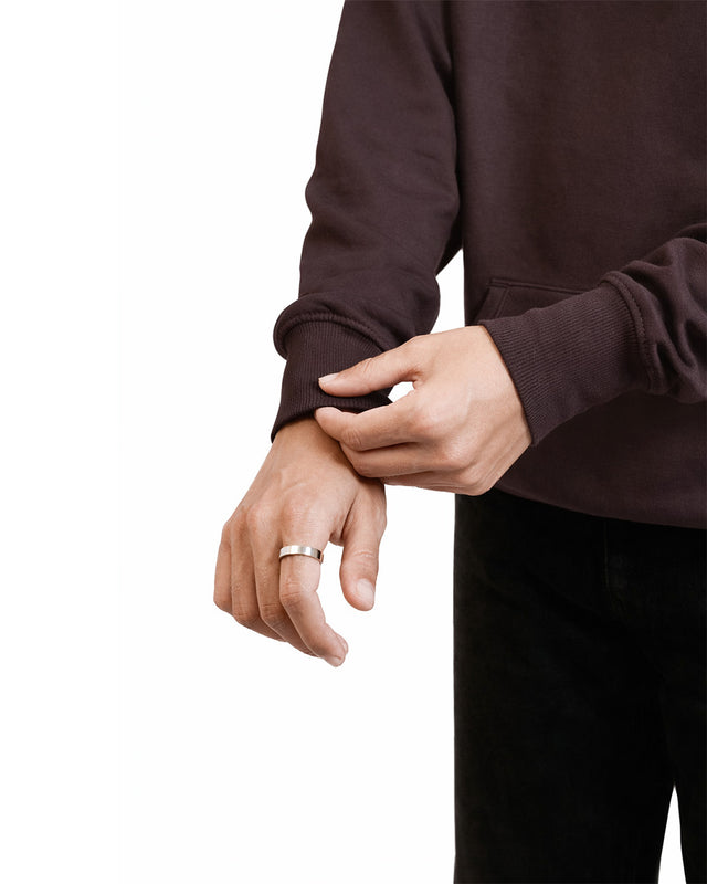 DARK PLUM BROWN EVERGREEN HOODIE